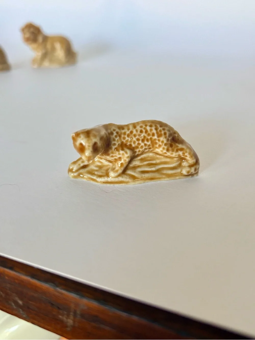 Wade Ceramics England Lion Tiger and Leopard Figurines- Big Cats Collectibles